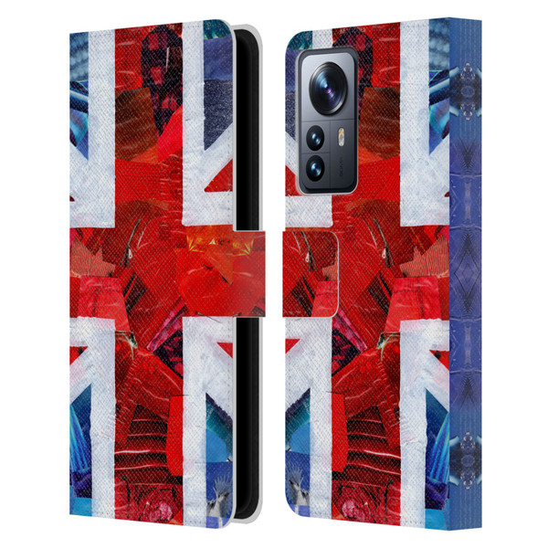 Artpoptart Flags Union Jack Leather Book Wallet Case Cover For Xiaomi 12 Pro