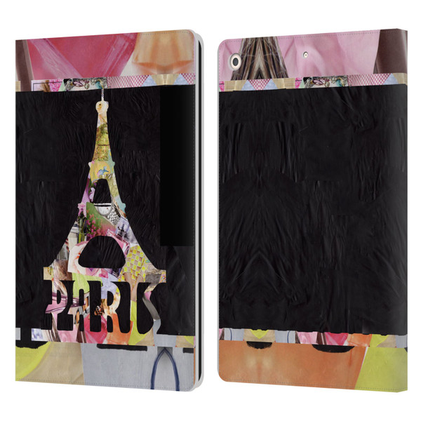 Artpoptart Travel Paris Leather Book Wallet Case Cover For Apple iPad 10.2 2019/2020/2021