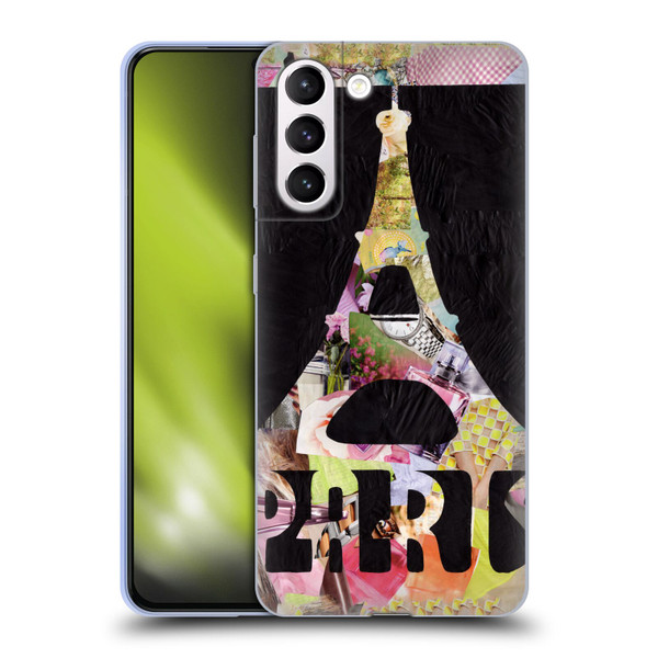 Artpoptart Travel Paris Soft Gel Case for Samsung Galaxy S21+ 5G