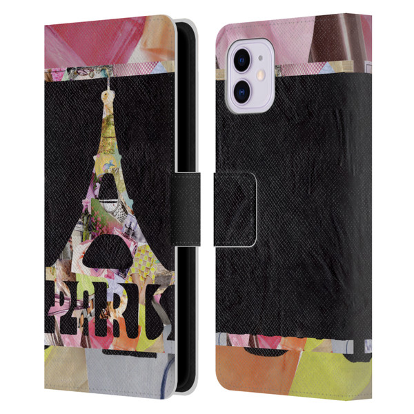 Artpoptart Travel Paris Leather Book Wallet Case Cover For Apple iPhone 11