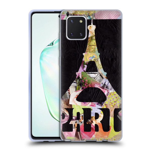 Artpoptart Travel Paris Soft Gel Case for Samsung Galaxy Note10 Lite
