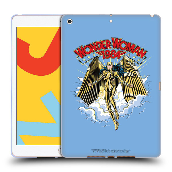 Wonder Woman 1984 Retro Art Golden Armour Soft Gel Case for Apple iPad 10.2 2019/2020/2021