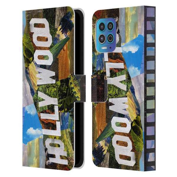 Artpoptart Travel Hollywood Leather Book Wallet Case Cover For Motorola Moto G100