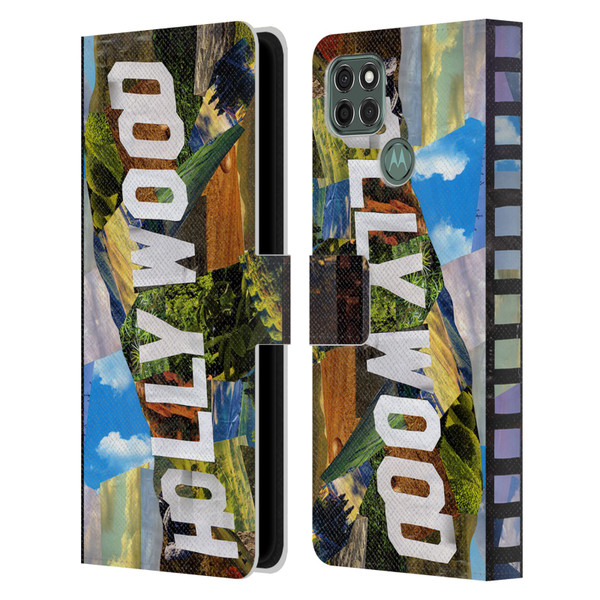 Artpoptart Travel Hollywood Leather Book Wallet Case Cover For Motorola Moto G9 Power