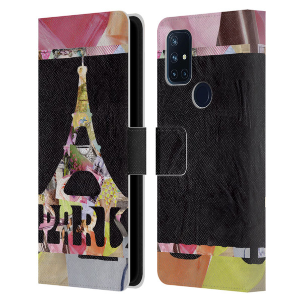 Artpoptart Travel Paris Leather Book Wallet Case Cover For OnePlus Nord N10 5G