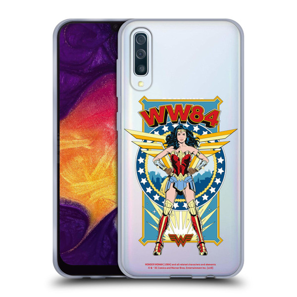 Wonder Woman 1984 Retro Art Logo And Shield Soft Gel Case for Samsung Galaxy A50/A30s (2019)