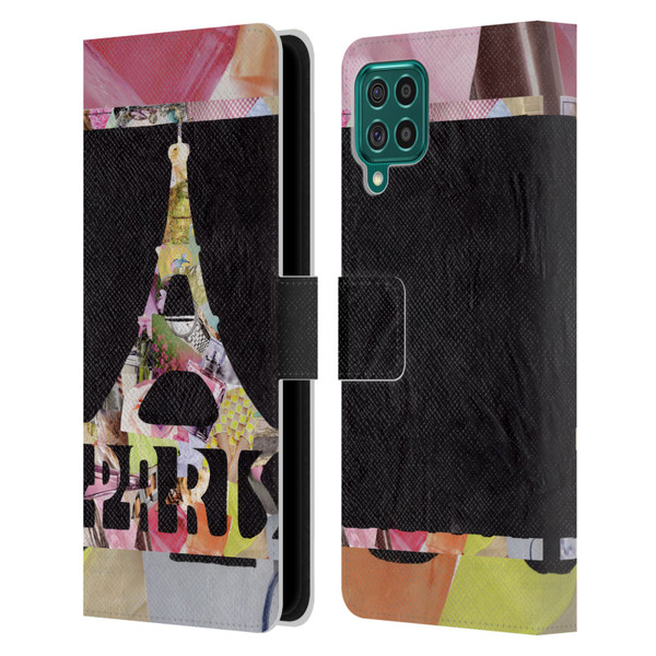 Artpoptart Travel Paris Leather Book Wallet Case Cover For Samsung Galaxy F62 (2021)