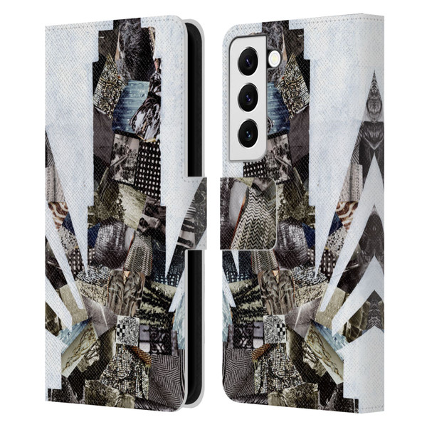 Artpoptart Travel Empire State Leather Book Wallet Case Cover For Samsung Galaxy S22 5G