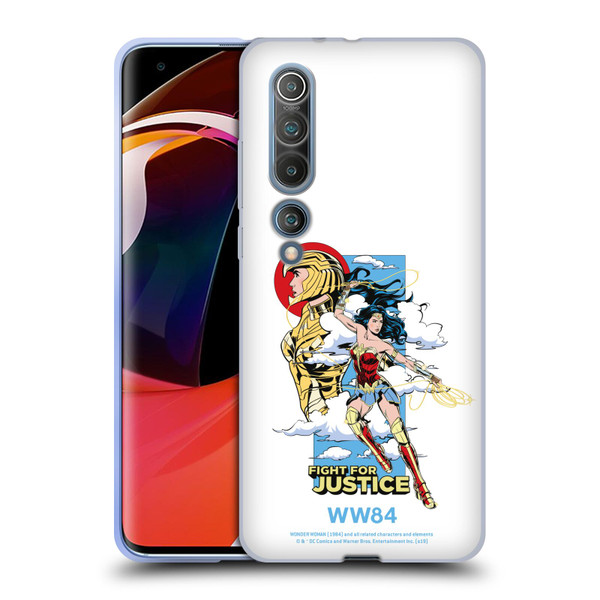 Wonder Woman 1984 Retro Art Fight For Justice Soft Gel Case for Xiaomi Mi 10 5G / Mi 10 Pro 5G