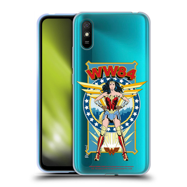 Wonder Woman 1984 Retro Art Logo And Shield Soft Gel Case for Xiaomi Redmi 9A / Redmi 9AT