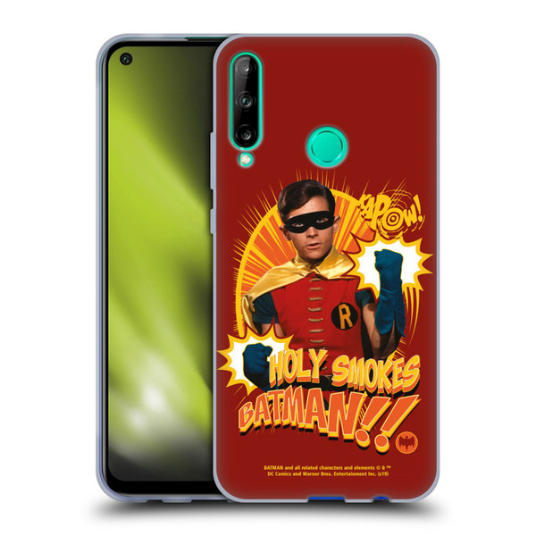 Batman TV Series Character Art Robin Holy Smokes Soft Gel Case for Huawei P40 lite E