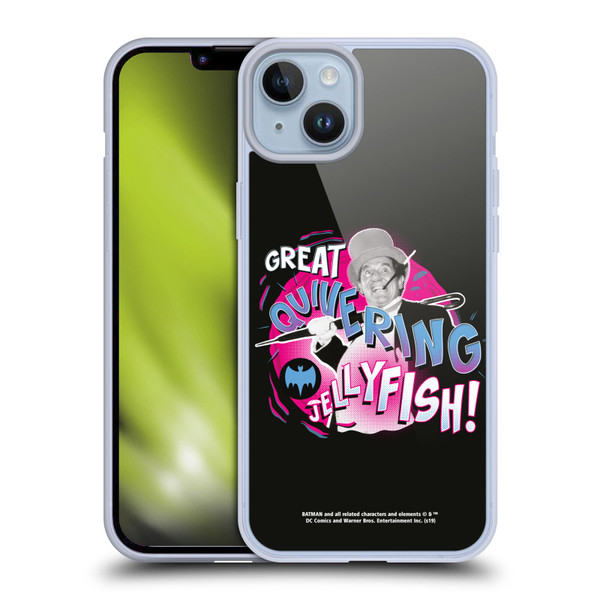 Batman TV Series Character Art Penguin Great Quivering Soft Gel Case for Apple iPhone 14 Plus