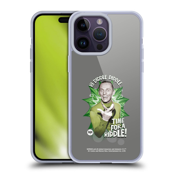 Batman TV Series Character Art Riddler Hi Diddle Soft Gel Case for Apple iPhone 14 Pro Max