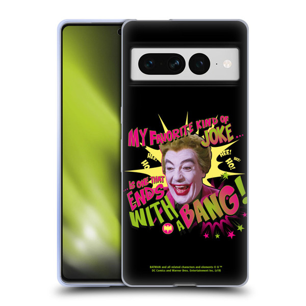Batman TV Series Character Art Joker With A Bang Soft Gel Case for Google Pixel 7 Pro