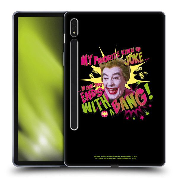 Batman TV Series Character Art Joker With A Bang Soft Gel Case for Samsung Galaxy Tab S8