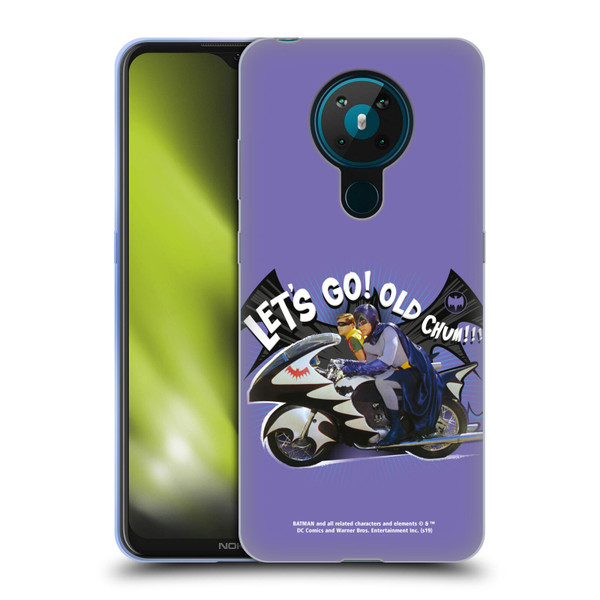 Batman TV Series Character Art Batcycle Let's Go Soft Gel Case for Nokia 5.3