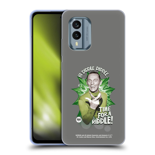 Batman TV Series Character Art Riddler Hi Diddle Soft Gel Case for Nokia X30