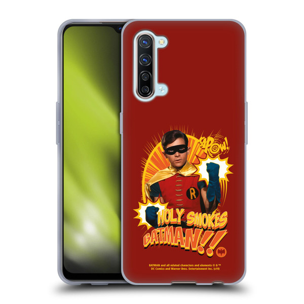 Batman TV Series Character Art Robin Holy Smokes Soft Gel Case for OPPO Find X2 Lite 5G