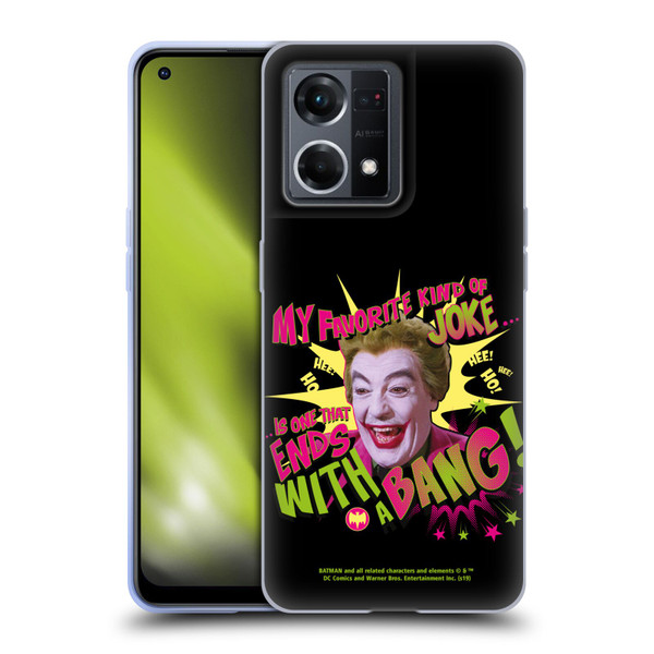 Batman TV Series Character Art Joker With A Bang Soft Gel Case for OPPO Reno8 4G