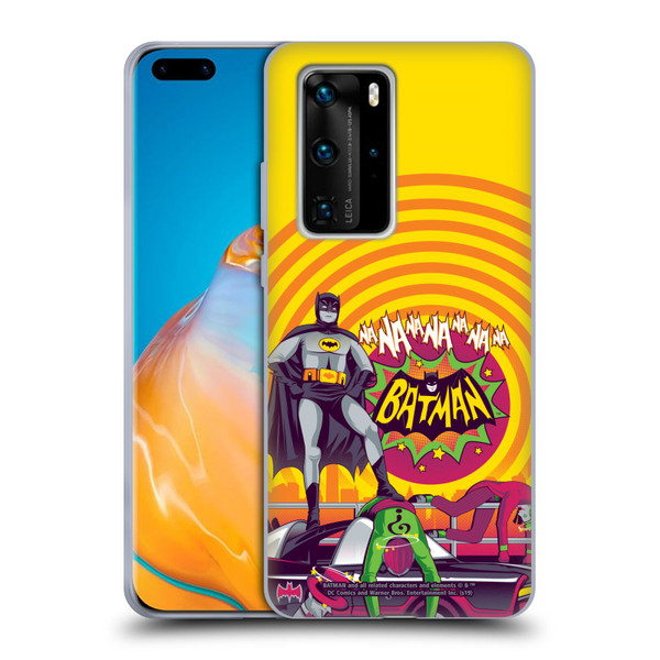 Batman TV Series Graphics Na Na Na Na Soft Gel Case for Huawei P40 Pro / P40 Pro Plus 5G