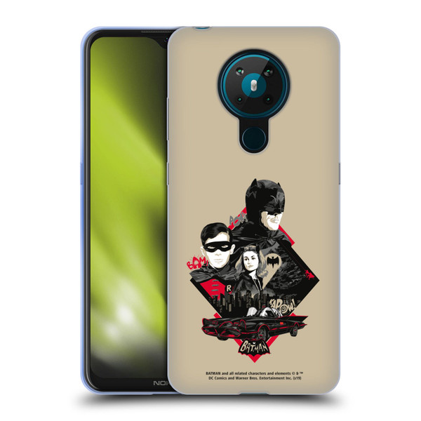 Batman TV Series Graphics Trio Soft Gel Case for Nokia 5.3