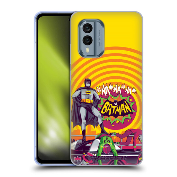 Batman TV Series Graphics Na Na Na Na Soft Gel Case for Nokia X30