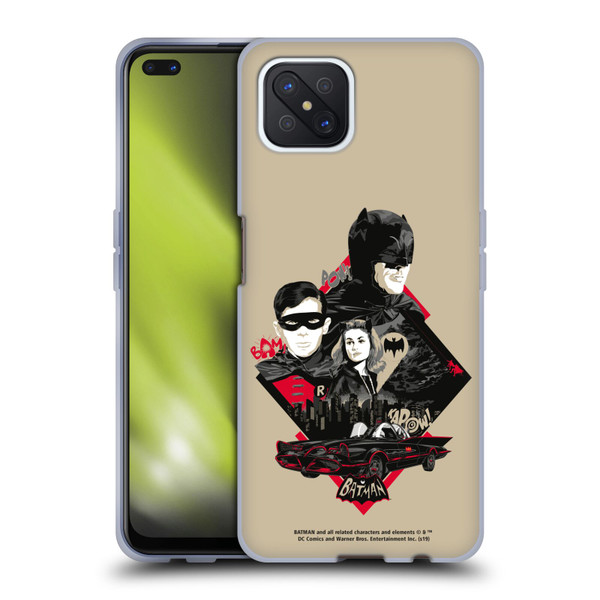 Batman TV Series Graphics Trio Soft Gel Case for OPPO Reno4 Z 5G