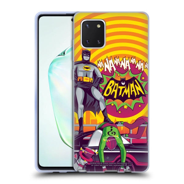 Batman TV Series Graphics Na Na Na Na Soft Gel Case for Samsung Galaxy Note10 Lite