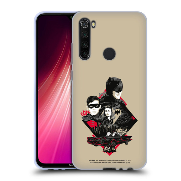 Batman TV Series Graphics Trio Soft Gel Case for Xiaomi Redmi Note 8T