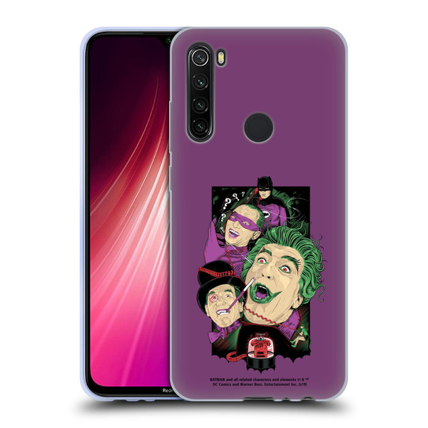 Batman TV Series Graphics Villains Soft Gel Case for Xiaomi Redmi Note 8T