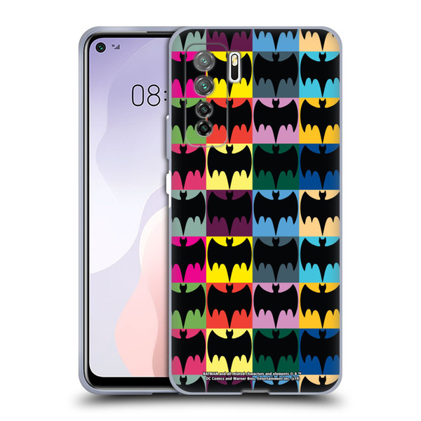 Batman TV Series Logos Patterns Soft Gel Case for Huawei Nova 7 SE/P40 Lite 5G