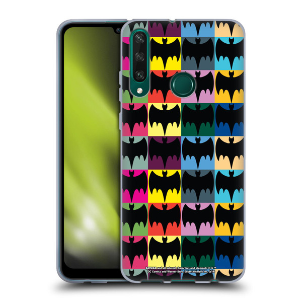 Batman TV Series Logos Patterns Soft Gel Case for Huawei Y6p