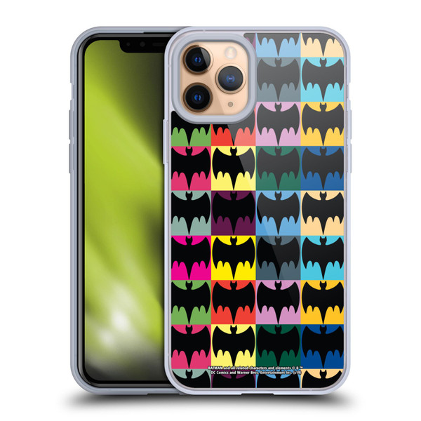 Batman TV Series Logos Patterns Soft Gel Case for Apple iPhone 11 Pro