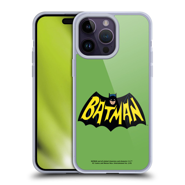 Batman TV Series Logos Main Soft Gel Case for Apple iPhone 14 Pro Max