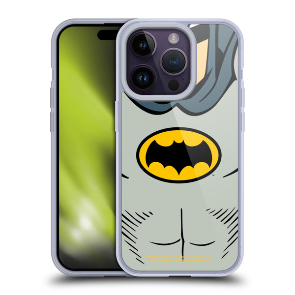 Batman TV Series Logos Costume Soft Gel Case for Apple iPhone 14 Pro