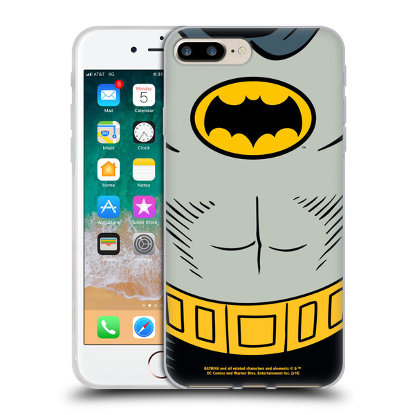 Batman TV Series Logos Costume Soft Gel Case for Apple iPhone 7 Plus / iPhone 8 Plus