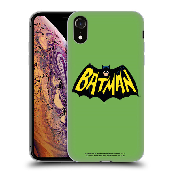 Batman TV Series Logos Main Soft Gel Case for Apple iPhone XR