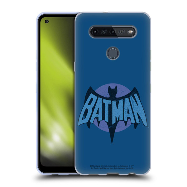 Batman TV Series Logos Distressed Look Soft Gel Case for LG K51S