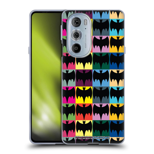 Batman TV Series Logos Patterns Soft Gel Case for Motorola Edge X30