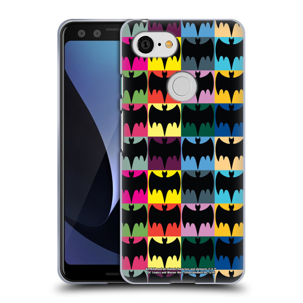 Batman TV Series Logos Patterns Soft Gel Case for Google Pixel 3