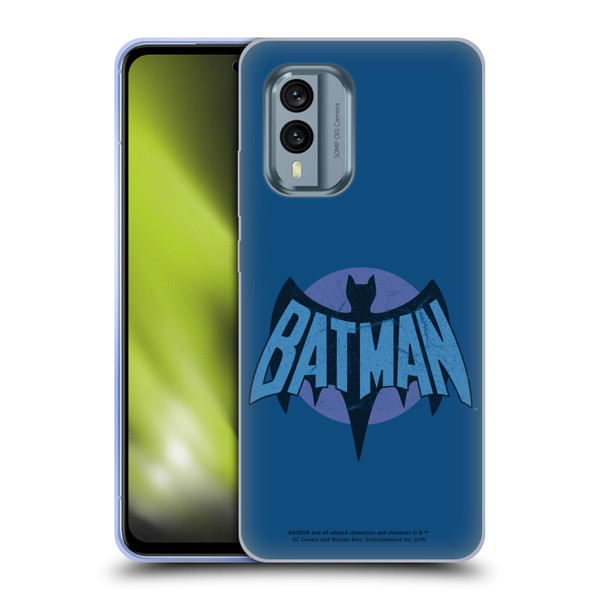 Batman TV Series Logos Distressed Look Soft Gel Case for Nokia X30