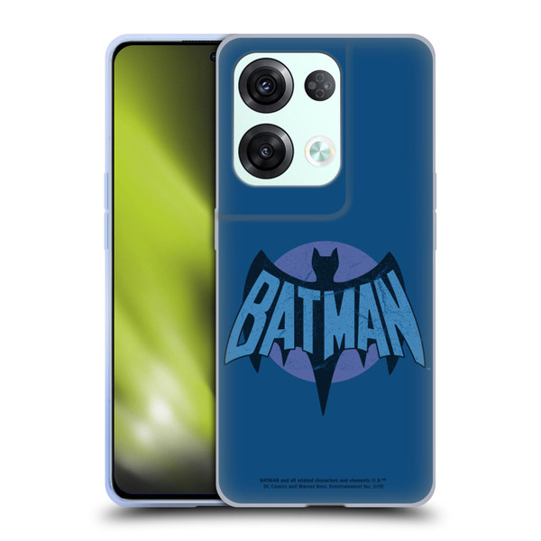 Batman TV Series Logos Distressed Look Soft Gel Case for OPPO Reno8 Pro