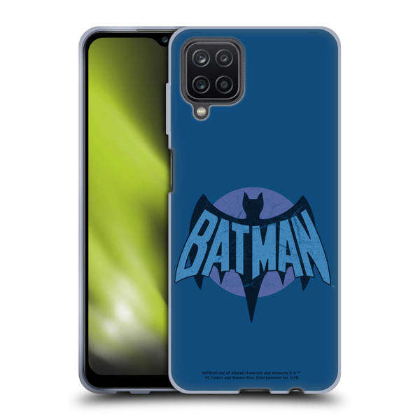 Batman TV Series Logos Distressed Look Soft Gel Case for Samsung Galaxy A12 (2020)