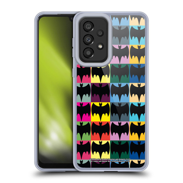 Batman TV Series Logos Patterns Soft Gel Case for Samsung Galaxy A33 5G (2022)