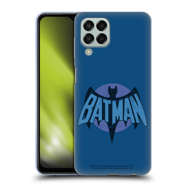 Batman TV Series Logos Distressed Look Soft Gel Case for Samsung Galaxy M33 (2022)
