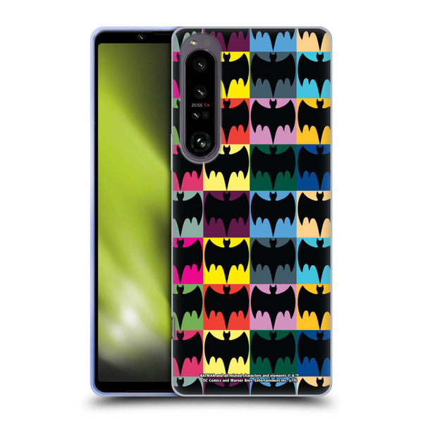 Batman TV Series Logos Patterns Soft Gel Case for Sony Xperia 1 IV