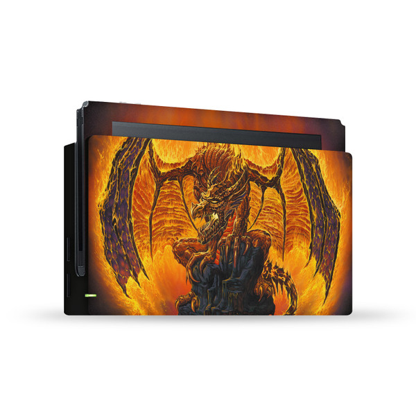 Ed Beard Jr Dragons Harbinger Of Fire Vinyl Sticker Skin Decal Cover for Nintendo Switch Console & Dock