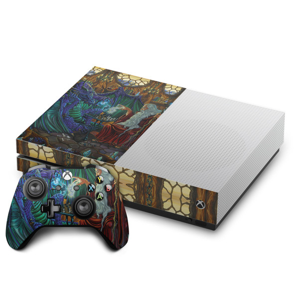 Ed Beard Jr Dragons Wizard Friendship Vinyl Sticker Skin Decal Cover for Microsoft One S Console & Controller