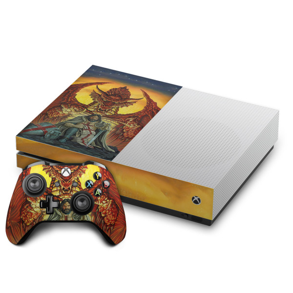 Ed Beard Jr Dragons Knight Templar Friendship Vinyl Sticker Skin Decal Cover for Microsoft One S Console & Controller