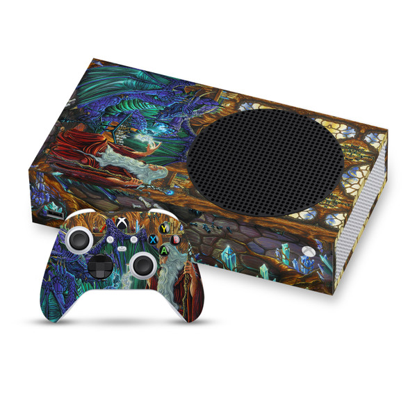 Ed Beard Jr Dragons Wizard Friendship Vinyl Sticker Skin Decal Cover for Microsoft Series S Console & Controller